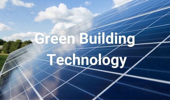 Indicating the use of green building technology in the new world.